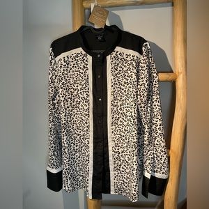 DKNY leopard blouse